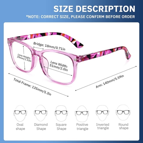 New (2) Blue Light Readers + (1) Full Reader Sunglasses +2.0 - Picture 15 of 16